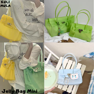 รุ่นล่าสุด!!🔥 KULIMULA|| Jelly Mini Bag PVC Kiiikiii กระเป๋ากันน้ำ Jelly Shoulder กระเป๋าโท้ท ใช้งานได้ทุกวัน