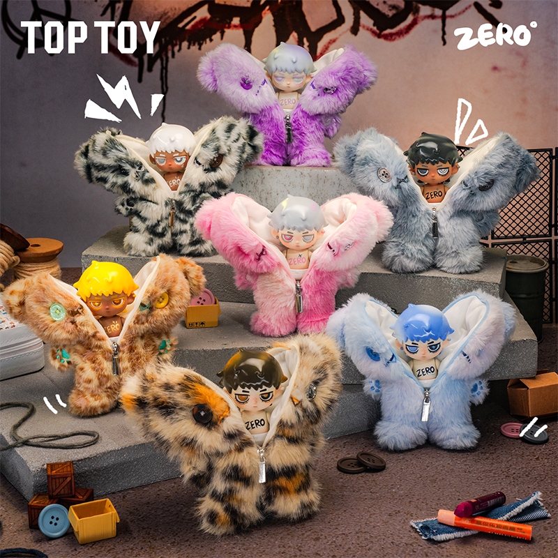TOPTOY x ZERO°Doll Paradise – Rhapsody Series Plush Charm Blind Box ตุ๊กตาน่ารักรูปสะสมของขวัญวันเกิด 100% ORI
