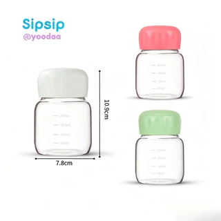 Sipsip มินิน่ารักรอบ ถ้วยนม มีฝาปิด ถ้วยกาแฟเอสเปรสโซ แก้วน้ำนักเรียน ถังเก็บข้อมูล แบบพกพา 300ml