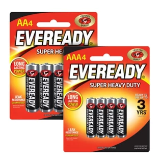 ขายส่งแบตเตอรี่ EVEREADY Super Heavy Duty 1.5V AA/AAA