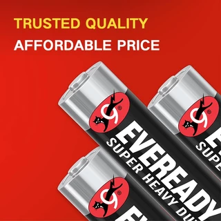 ขายส่งแบตเตอรี่ EVEREADY Super Heavy Duty 1.5V AA/AAA
