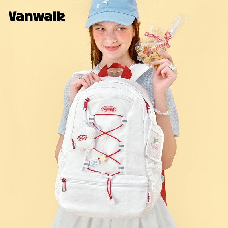 VANWALK حقيبة ظهر سفر نسائية كبيرة Gulugulu — صورة 7