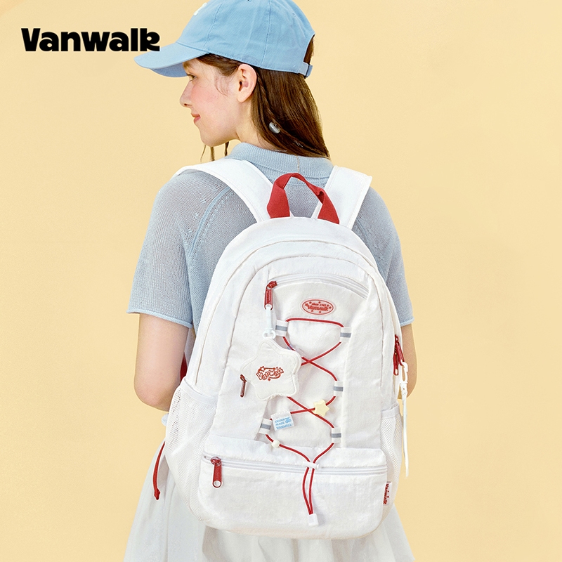 VANWALK حقيبة ظهر سفر نسائية كبيرة Gulugulu — صورة 6