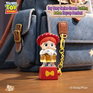 ของแท้ Toy Story Woody Three-Eyed Boy Keycap พวงกุญแจจี้อะนิเมะอุปกรณ์ต่อพ่วง Decompression ของเล่น