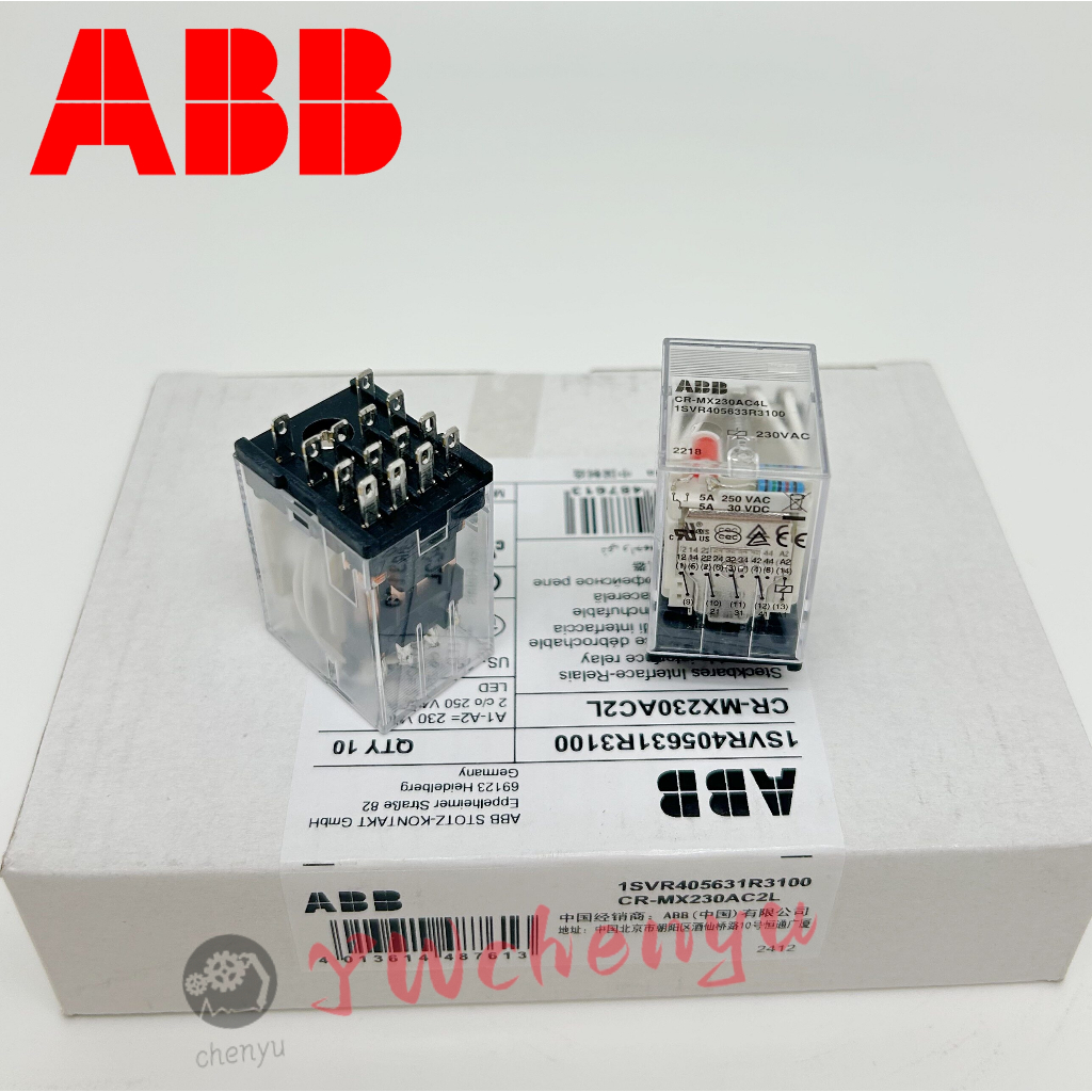 ABB รีเลย์ระดับกลางขนาดเล็ก CR-MX024DC2L MX024DC4L MX230AC2L MX230AC4L MX012DC2L ใหม่เอี่ยม