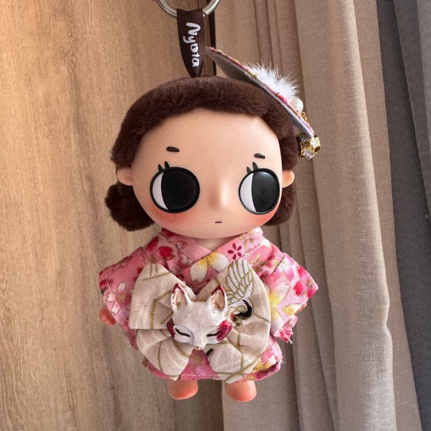 Nyota Little Instant Series Tower Japanese Cherry Blossom Fox Fairy ชุดกิโมโนเสื้อผ้าเด็ก