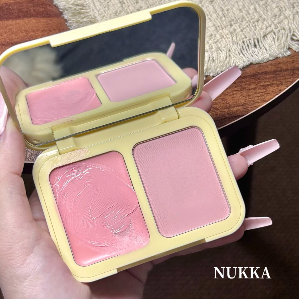 NUKKA บลัชออน ไฮไลท์ คอนทัวร์ 3-in-1 แมท พร้อมส่องแสง