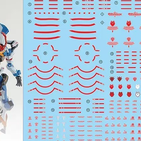 YAN HG 1/144 GQuuux Water Slide Decal Fluo Type YANHG101