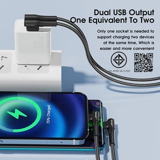 Essager ที่ชาร์จโทรศัพท์มือถือ 5V 2A พอร์ตคู่ ปลั๊กชาร์จ usb 10w 100V-240V ชาร์จเร็ว สําหรับเดินทาง