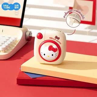 MarTUBE x Sanrio Hello kitty คิตตี้ Polaroid Style Fan - Mini Portable Handheld Fan พัดลม พัดลมโพลารอยด์