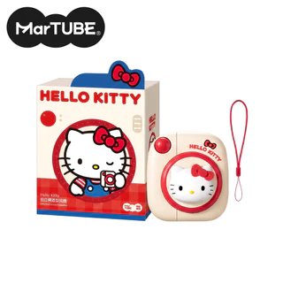 MarTUBE x Sanrio Hello kitty คิตตี้ Polaroid Style Fan - Mini Portable Handheld Fan พัดลม พัดลมโพลารอยด์