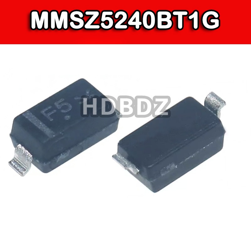 20~50PCS MMSZ5240BT1G F5 SOD-123 ตัวควบคุมแรงดันไฟฟ้าไดโอด 0.5W 10V IC SMD