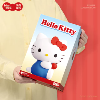 MarTUBE x Sanrio Hello Kitty คิตตี้ Desktop Oscillating Fan พัดลมตั้งโต๊ะดีไซน์เพนกวิน พัดลมตั้งโต๊ะ พัดลม