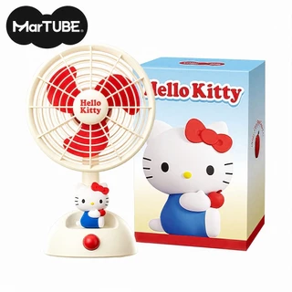 MarTUBE x Sanrio Hello Kitty คิตตี้ Desktop Oscillating Fan พัดลมตั้งโต๊ะดีไซน์เพนกวิน พัดลมตั้งโต๊ะ พัดลม