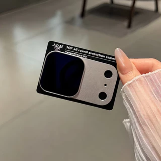 ฝาครอบป้องกันเลนส์แม่เหล็ก IPhone17promax iPhone17Pro พร้อมฟิล์มป้องกันเลนส์เคลือบป้องกันแสงสะท้อน AR