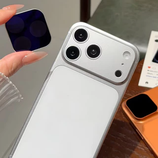 ฝาครอบป้องกันเลนส์แม่เหล็ก IPhone17promax iPhone17Pro พร้อมฟิล์มป้องกันเลนส์เคลือบป้องกันแสงสะท้อน AR