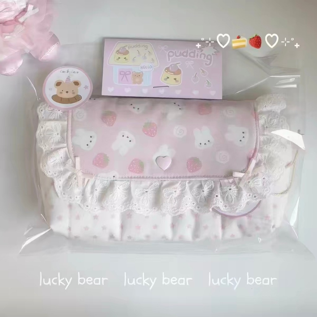 กล่องดินสอกระต่ายตุ๊กตาสร้างสรรค์น่ารักความจุขนาดใหญ่กระเป๋าเก็บเครื่องเขียนกระเป๋าเก็บของอเนกประสงค์สําหรับนักเรียน