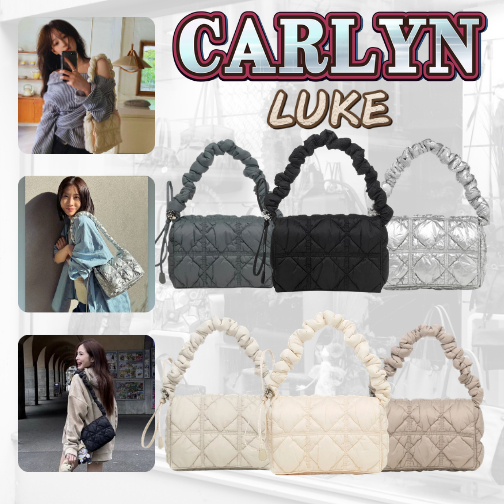 (พร้อมส่ง) Carlyn Bag รุ่น Luke แท้100% ปรับสายได้ | รุ่นใหม่ล่าสุด จากเกาหลี ดีไซน์เก๋ สะพายสบาย