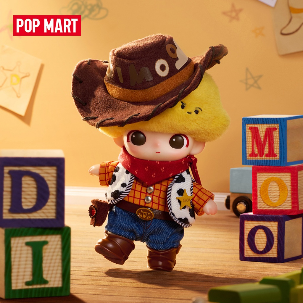 POP MART DIMOO WORLD × PIXAR Series- Vinyl Plush Pendant Bli