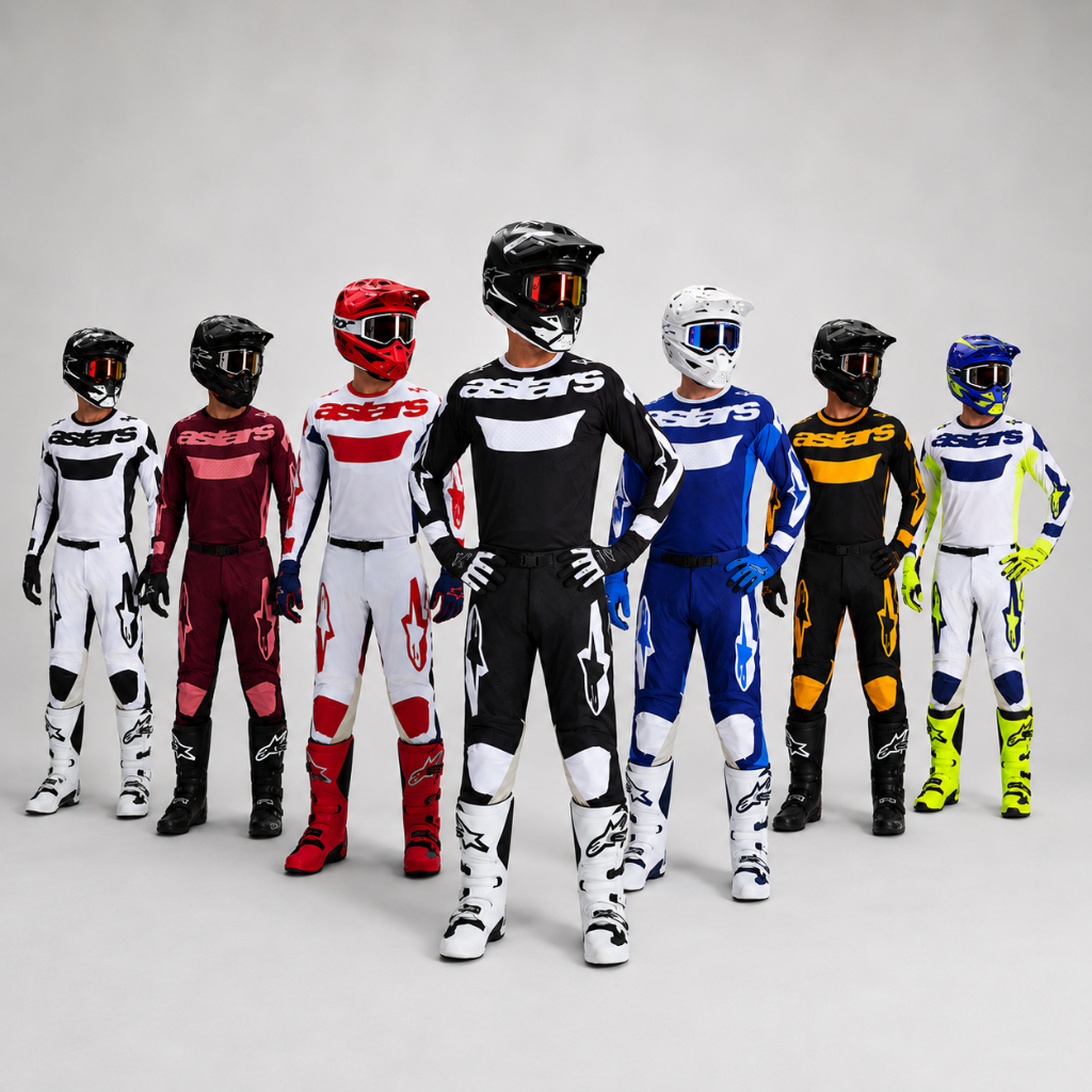 Alpinestars Motocross Gear Set MX Jersey Pants Enduro Dirt Bike Offroad Racing Suit S-XXL