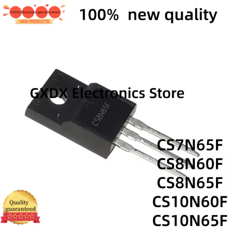 5PCS CS7N65F CS8N60F CS8N65F CS10N60F CS10N65F 7N65F 8N60F 8N65F 10N60F 10N65F 10N65F TO-220F ทรานซิ