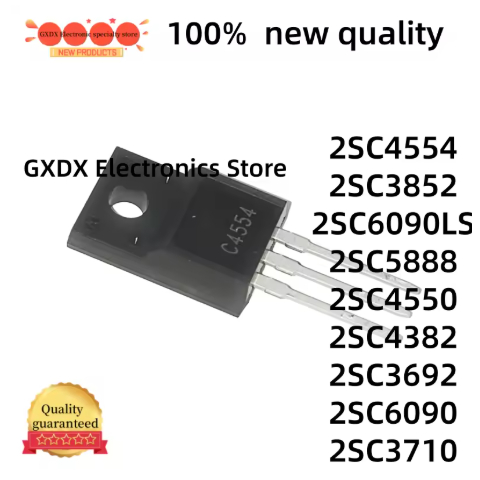 5PCS ใหม่ 2SC4554 2SC3852 2SC6090LS 2SC5888 2SC4550 2SC482 C3692 C6090 C3710 TO-220F C4554 C3852 C60