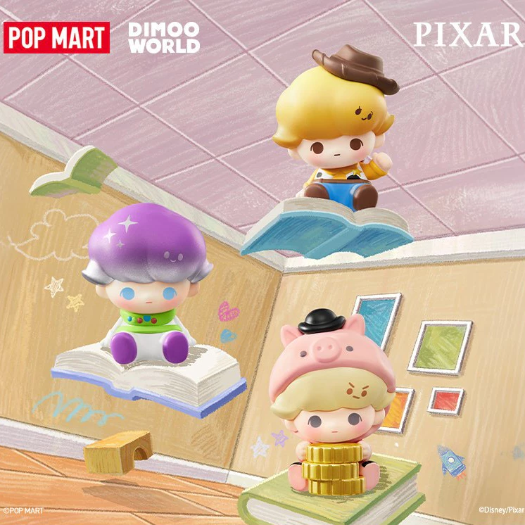 POPMART POP BEAN DIMOO WORLD x PIXAR Blind Box Gift