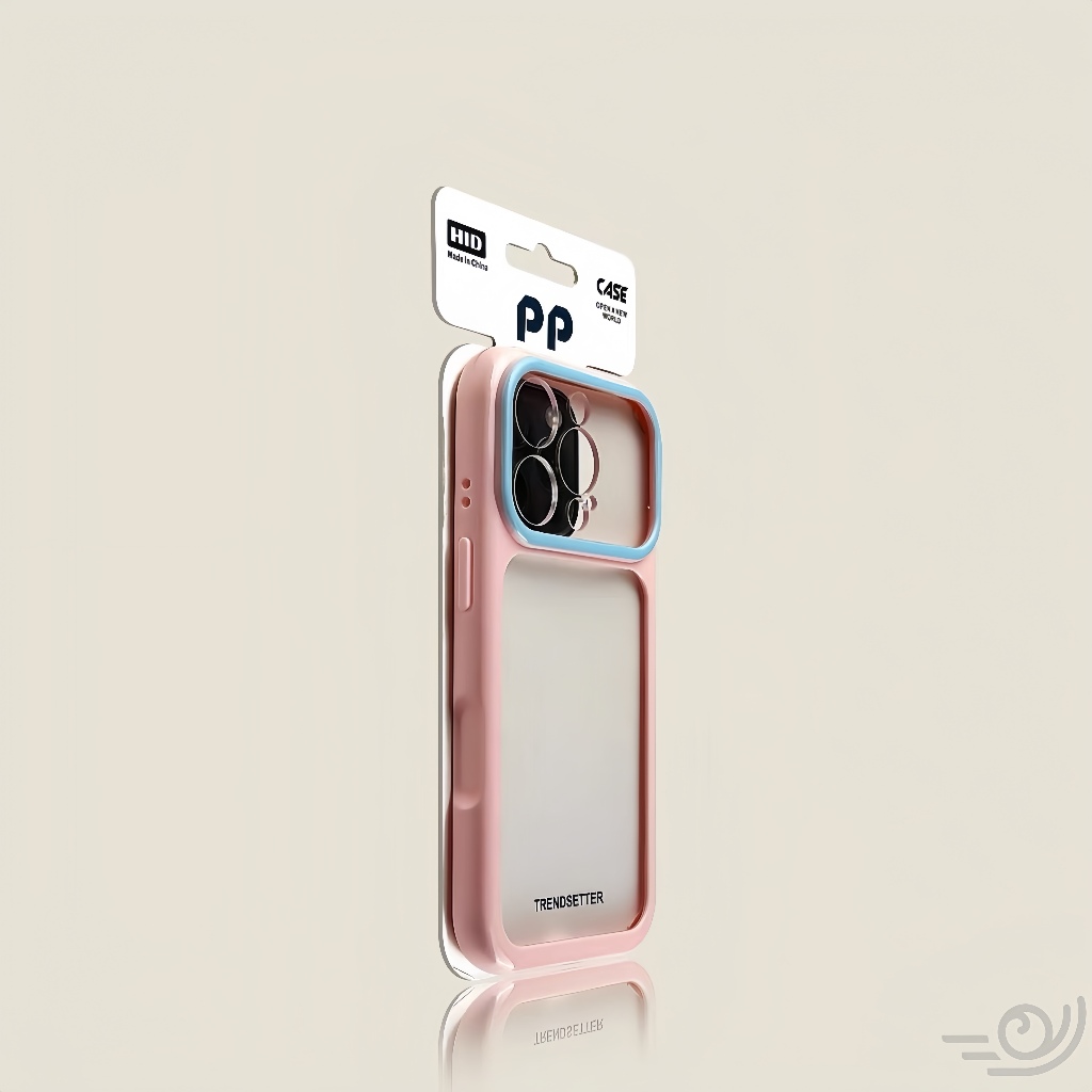 Hit Color Dopamine เคสโทรศัพท์กันกระแทกขอบสีสันสดใสสําหรับ iPhone 17 16 15 14 13 12 11 Pro Max 17Pro Clear Cover