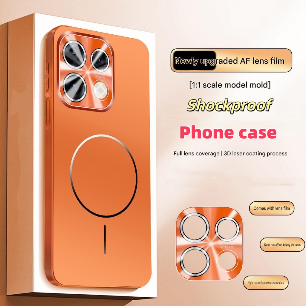 เคสสําหรับOppo Reno16 Pro Reno16Pro Reno 16 Pro 16Pro 5Gเคสโทรศัพท์ขอบนุ่มElectroplated FineแหวนปลอกกันกระแทกScratch-ทนฝาครอบป้องกัน