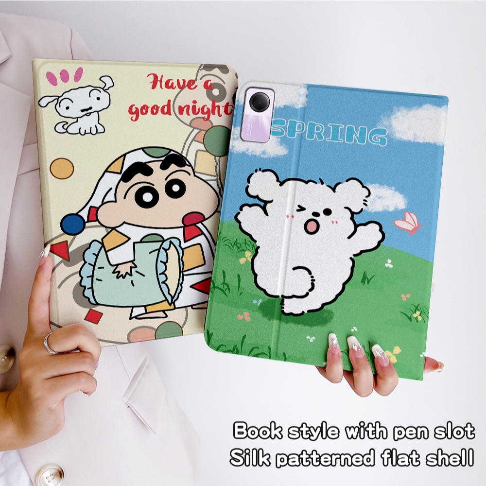 เคสป้องกันสัตว์น่ารักพร้อมช่องเสียบปากกา เหมาะสําหรับ Radmi Pad SE(11 นิ้ว)