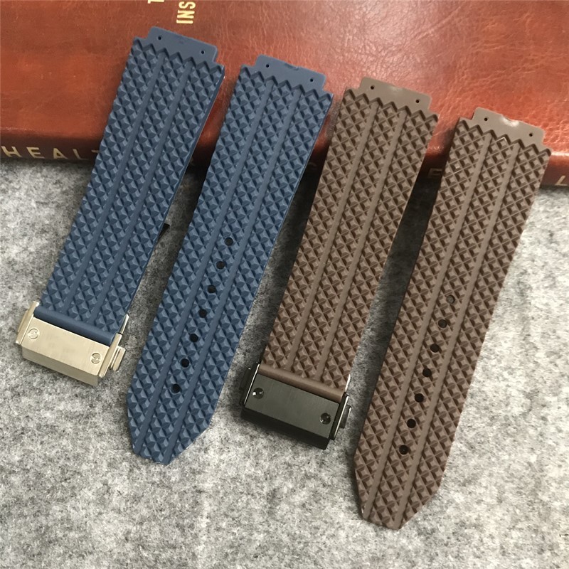 เหมาะสําหรับ Hengbao HUBLOT Yushi Classic Fusion|บิ๊กระเบิดสายนาฬิกายางชาย24มม25มม26มมสร้อยข้อมือนูน