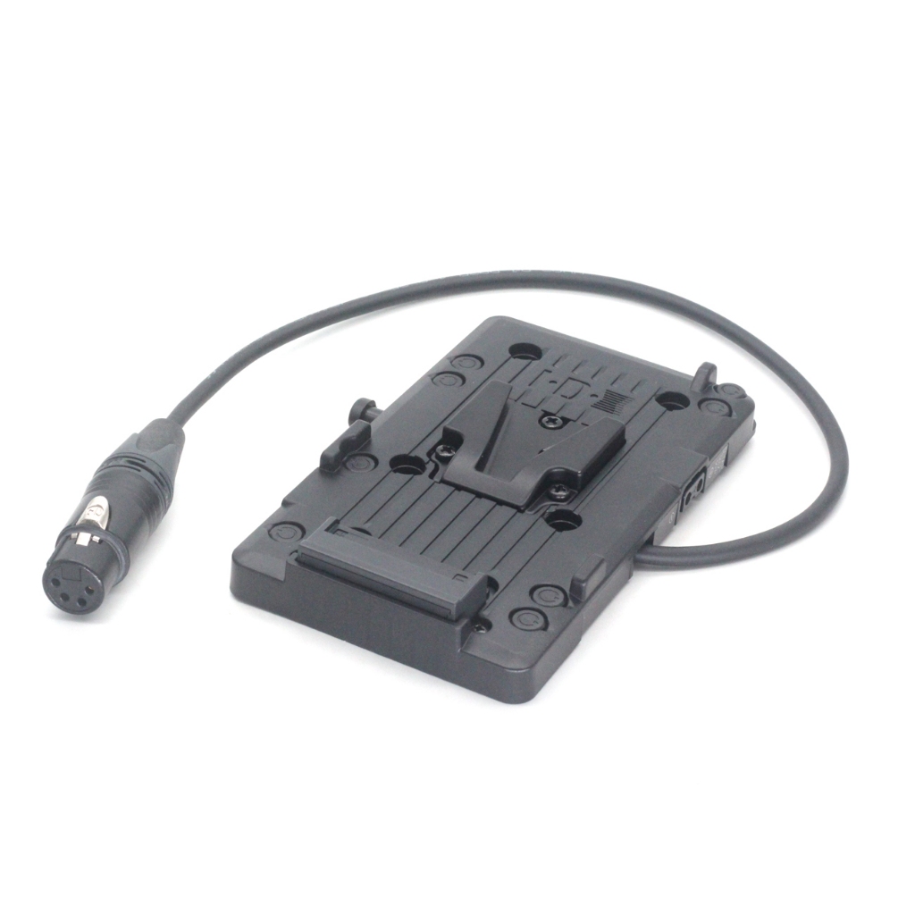 XLR 4Pin to V-Mount แผ่นแบตเตอรี่สําหรับ Sony F55/F5, สําหรับ Canon C500mkII