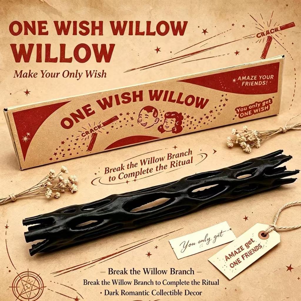 One Wish Willow 3D พิมพ์ Prop Replica - Obsession ภาพยนตร์สะสมของขวัญ, หน้าจอที่ถูกต้องสยองขวัญกล่องแปลกใหม่