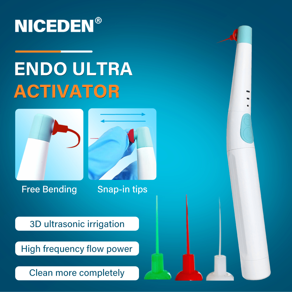 NICEDEN Dental Oral Sonic Water Flosser, น้ํายาทําความสะอาดเยื่อสั่นสะเทือนทันตแพทย์, มาพร้อมหัวฉีด 120 ชิ้น