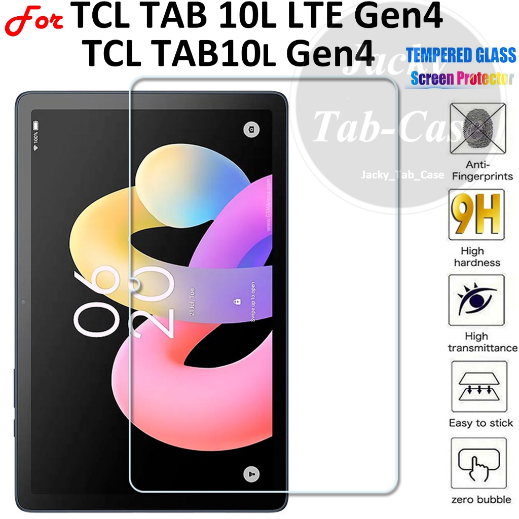 สําหรับ TCL TAB 10L Gen4 10.1 "8483A ฟิล์มกระจกนิรภัย HD ป้องกันหน้าจอสําหรับ TAB10L LTE Gen 4/TAB10 4th Gen
