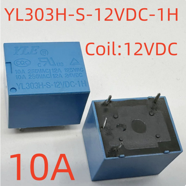 รีเลย์ YL303H-S-12VDC-1H YL303H-S-24VDC-1H 4 Pins 10A