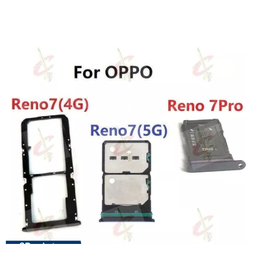 ที่วางถาดซิมการ์ดสําหรับ OPPO Reno 7 Pro 5G 4G CPH2371
