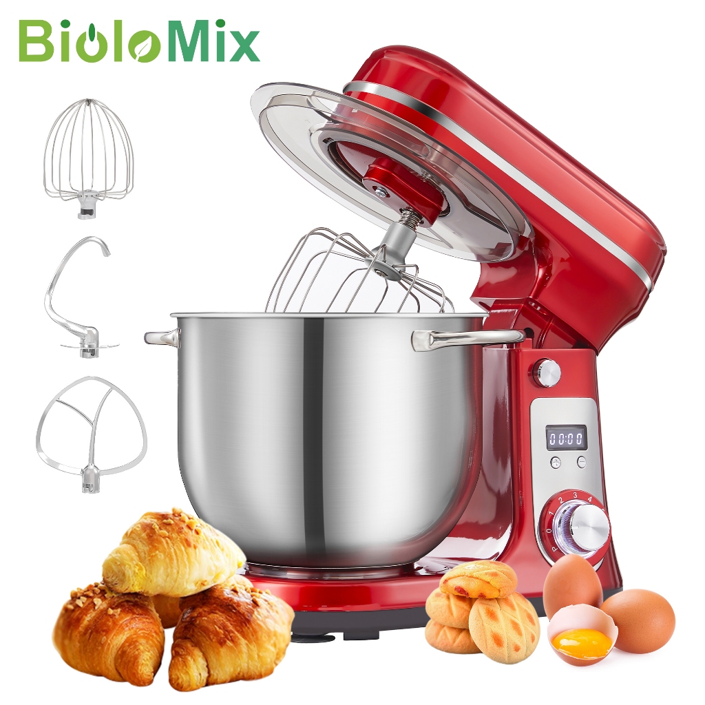 Biolomix 6L Quiet DC ยนต์ ผสมอาหาร ตีไข่ เครื่องปั่นแป้งในครัว