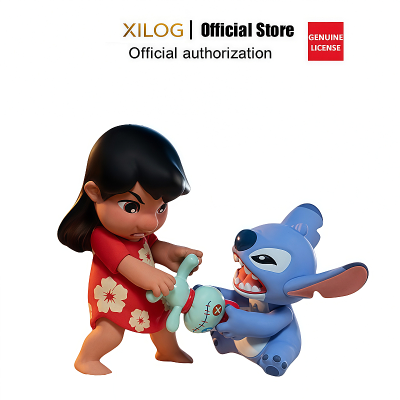 TOPTOY Stitch & Lilo Happy Daily Life รูปกล่องตาบอดตุ๊กตาเครื่องประดับของเล่น,ของขวัญวันเกิด