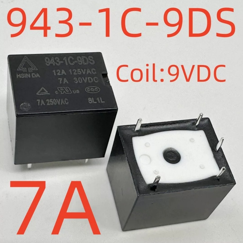 รีเลย์ 943-1C-9 12DS 5 Pins 7A