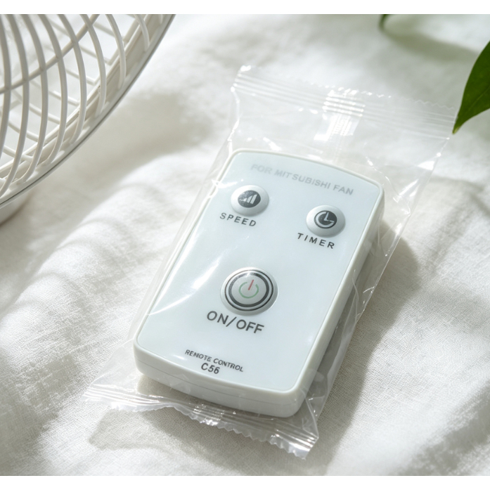Universal C56 พัดลมรีโมทคอนโทรล Mitsubishi พัดลมเพดานไฟฟ้า C56-RQ4 C56-RQ5 F13302P00 ปรับความเร็วฟัง