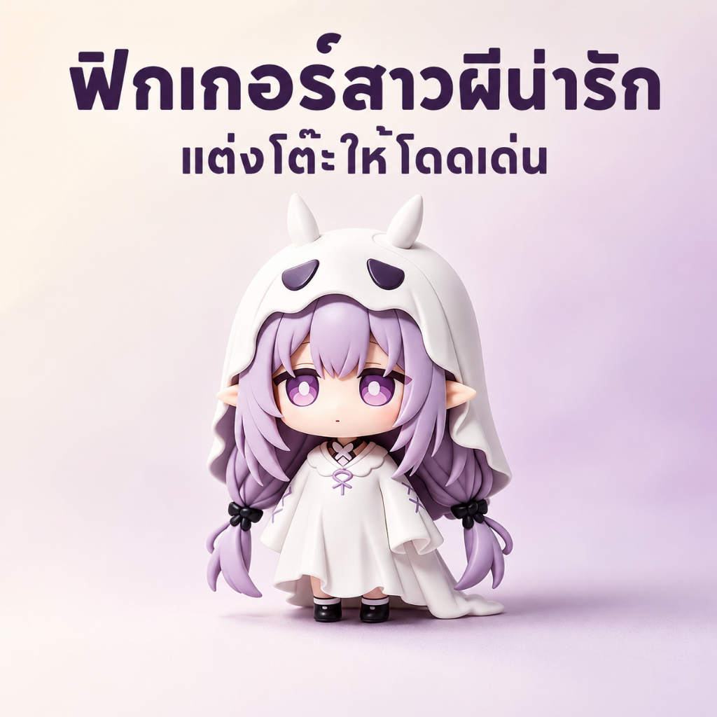 น่ารักสีม่วงอะนิเมะสไตล์ จิบิ ตุ๊กตามินิสก์ท็อปเครื่องประดับ7เซนติเมตรแฟนตาซีสาวรูปตกแต่งโต๊ะของขวัญสะสม