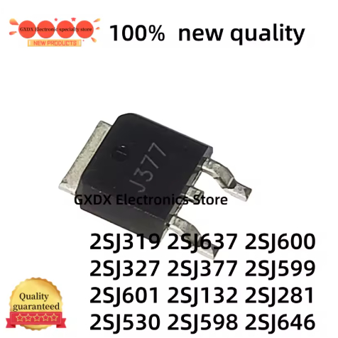 5PCS 2SJ319 2SJ327 2SJ637 2SJ132 2SJ281 2SJ599 2SJ598 TO-252 J637 J132 J281 J319 J327 J377 J530 J598