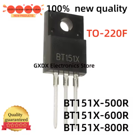 5PCS 100% ใหม่ BT151X-500R BT151X-600R BT151X-800R BT151X 500R 600R 800R BT151 TO-220F ทิศทางเดียว t