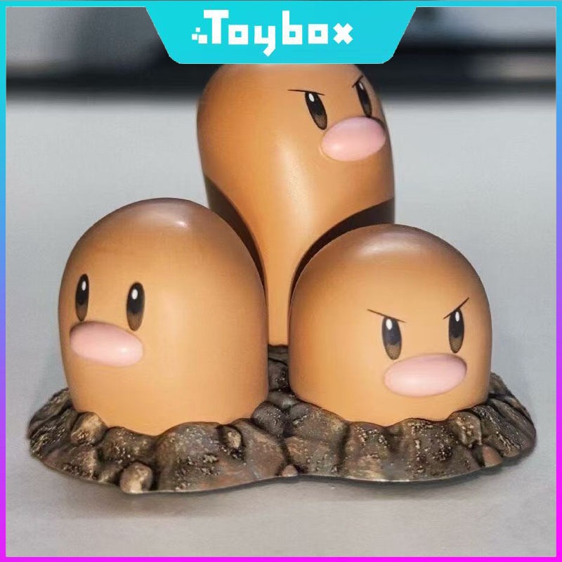 Pokemon 1:20 Dugtrio Copy version แบบจําลอง PVC