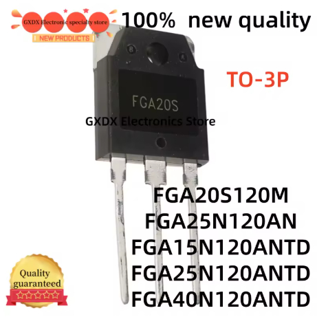 5PCS 100% nuevo FGA20S120M FGA40N120ANTD FGA15N120 FGA25N120 TO3P FGA25N120AN FGA15N120ANTD FGA25N12