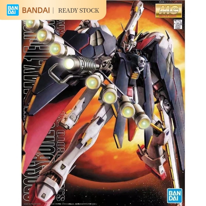 [คลังสินค้าพร้อม] BANDAI ของแท้ MG1/100 CROSSBONE GUNDAM X1 โมเดลประกอบอุปกรณ์เต็มรูปแบบ