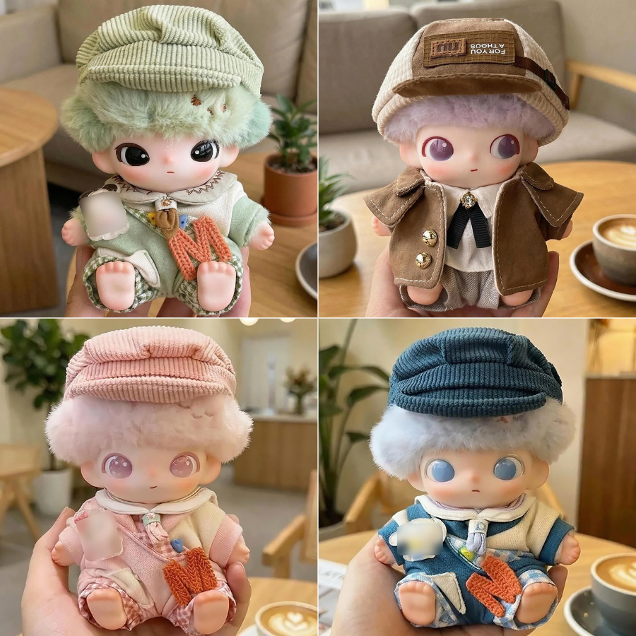 เสื้อผ้าตุ๊กตาพอดี DIMOO ชุดตุ๊กตาซิลิโคนไดอารี่ทารกแรกเกิดและชุดเอี๊ยม
