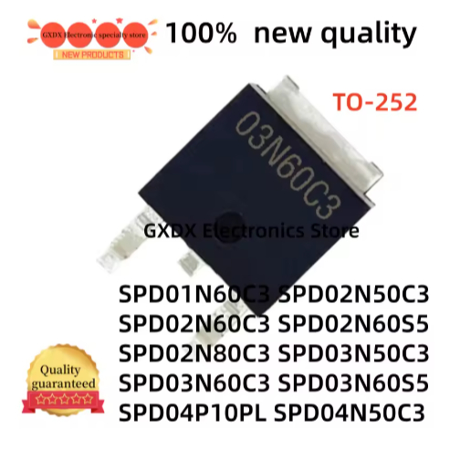 5PCS SPD03N50C3 SPD03N60C3 SPD03N60S5 SPD04P10PL01N60C3 SPD02N50C3 SPD02N60C3 SPD02C3 SPD02C3 SPD02N
