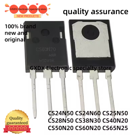 5PCS ยี่ห้อใหม่ CS24N50 CS24N60 CS25N50 CS28N50 CS38N30 CS40N20 CS50N20 CS60N20 CS65N25 TO-3P